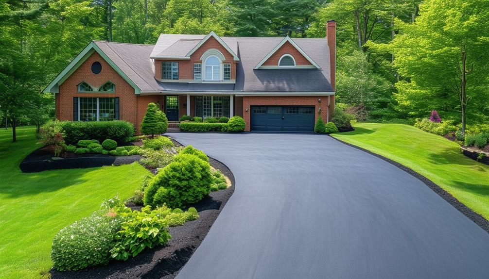 aesthetic driveway boosts property