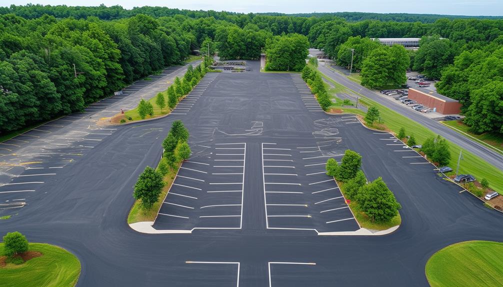 asphalt for parking lots