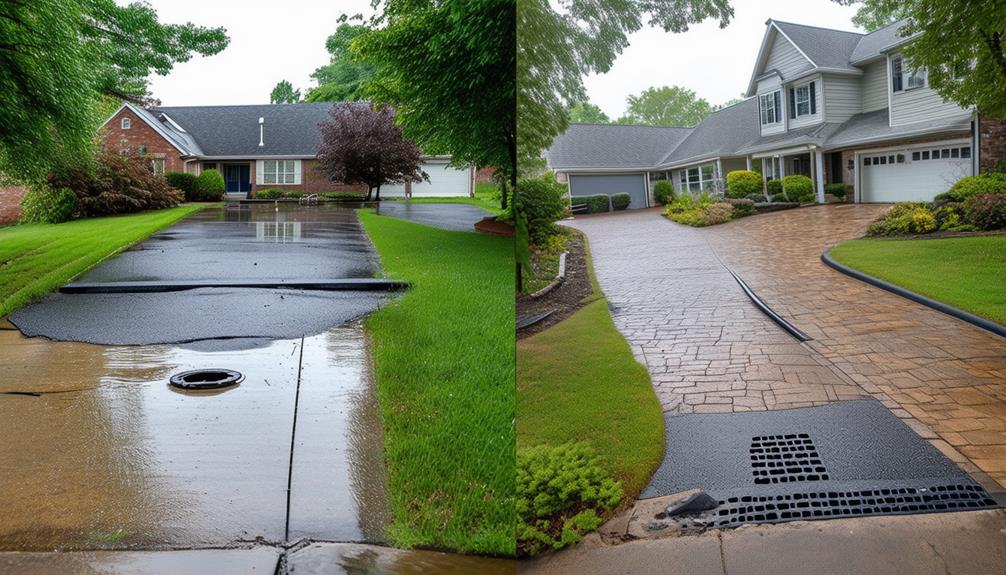 driveway drainage system options