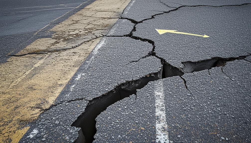 pavement deterioration and unraveling