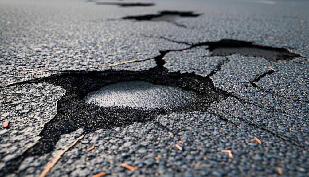 potholes and road deterioration