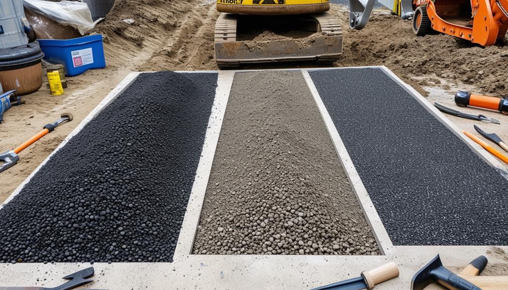 selecting asphalt mixtures in troy